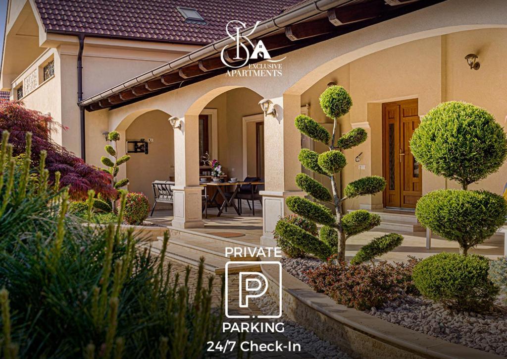 Sika Palladium Garden & Spa Central Apartment Arad Ngoại thất bức ảnh